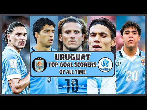 URUGUAY Football National Team Top Goal Scorers of All Time (GOWL FOOTBALL)