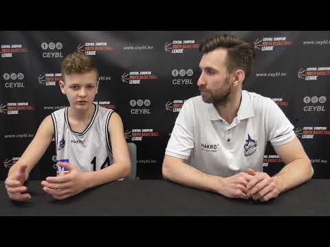 CEYBL U13 - Press conference, 14.11.2021, Válečníci Děčín - HAKRO Merlins Crailsheim