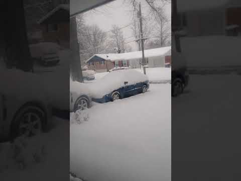 Alleged Biggest Snowstorm in Cincinnati, OH in Five Years || 2 - 9 - 2021