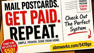 Mailing Simple Postcards… And Getting Paid Weekly?