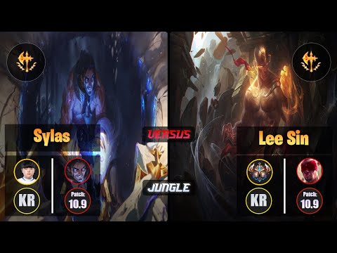 Canyon SYLAS (Jungle) [Conqueror] VS LEE SIN - Challenger KR Patch 10.9