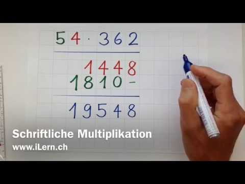 Schriftliche Multiplikation