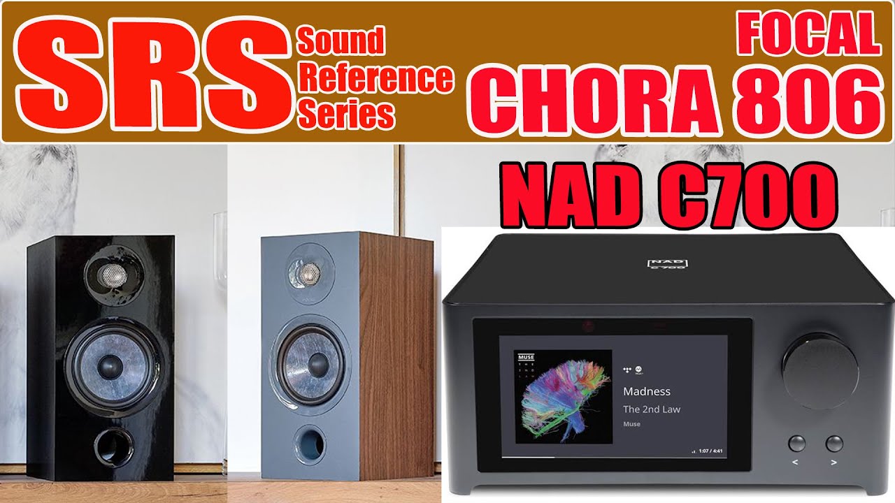 [SRS] FOCAL Chora 806 Bookshelf Speakers / NAD C700 Integrated Amplifier