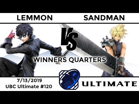 UBC Ultimate #120: WR3 - Lemmon (Joker, Pokemon Trainer) vs Sandman (Cloud)