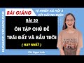 Tự nhiên xã hội lớp 3 Bài 30: Ôn tập chủ đề Trái Đất và bầu trời