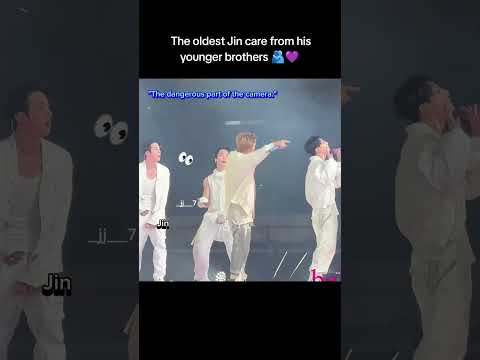 Jin "quietly" always protects his brothers 🫂💜 #bts