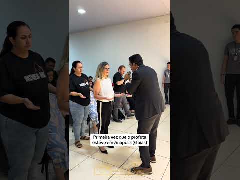 PELA PRIMEIRA VEZ O PROFETA EM ANÁPOLIS (GOIÁS)