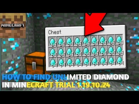 how to get unlimited diamonds in Minecraft trial 1.19.10.24 latest version @Tensygaming