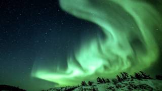 Northern Lights - Aurora Borealis Timelapse in the first day of 2017, Yellowknife