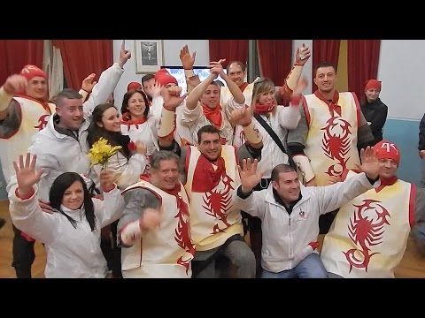 Carri da getto premiazioni al Carnevale Ivrea 2015