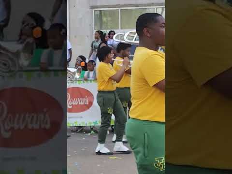 Jim Hill High School band at Hal & Mals St Paddy's Day Parade
