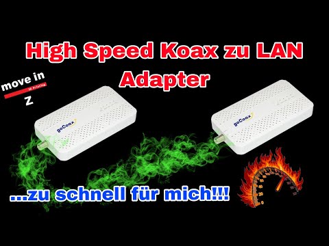 goCoax MoCA 2.5 Koaxkabel to Lan Konverter - Maximale Netzwerkgeschwindigkeit über Antennenkabel