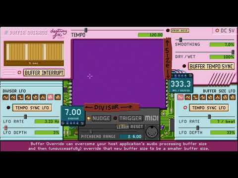 Destroy FX updates Buffer Override, EQ Sync, Geometer, MIDI Gater, Monomaker, Polarizer, Rez Synth,