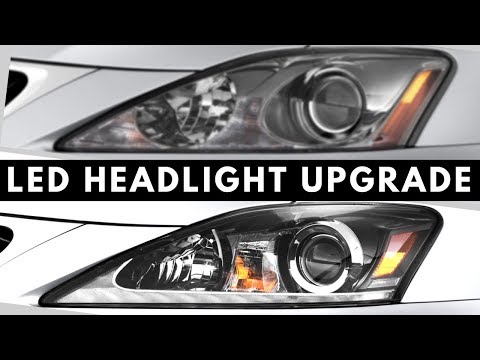 How To Get 2013 Headlights on Any Lexus IS for $400 Or Less!