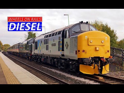 TURN THE VOLUME UP! 37 688 "Great Rocks" & D6817 snort out of Tamworth High Level, 19/10/22. #diesel