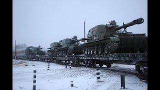 10 tysięcy wagonów wojskowych jedzie z Rosji na Białoruś. Liczne transporty sprzętu na terenie FR.