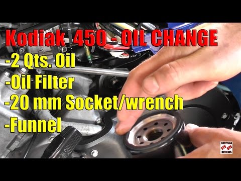 Yamaha Kodiak 450 - Oil Change