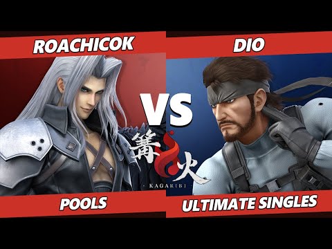 Kagaribi 6 - Roachicok (Sephiroth) Vs. DIO (Snake) SSBU Ultimate Tournament