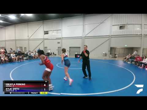110 Lbs Round 2 (10 Team) - Mikayla Perkins, Indiana Vs Kylie Smith, Texas Blue A688