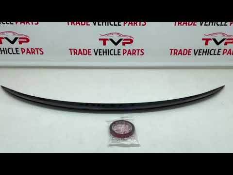 Fits Mercedes C-Class Coupe C205 2015-2021 Rear Trunk Boot Lip Spoiler Sport Gloss Black video