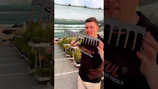 Rake with fiberglass handle 14 teeth 1500mm STARTUL METSA