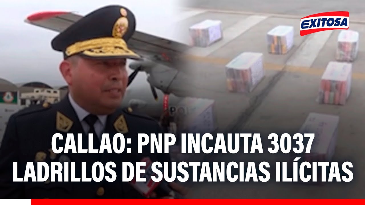 🔴🔵 PNP incauta 3037 ladrillos de sustancias ilícitas que iban a ser escondidas en bananos orgánicos