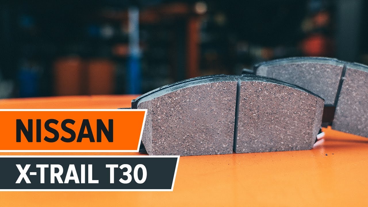 Kaip pakeisti Nissan X Trail T30 stabdžių trinkeliu: priekis - keitimo instrukcija