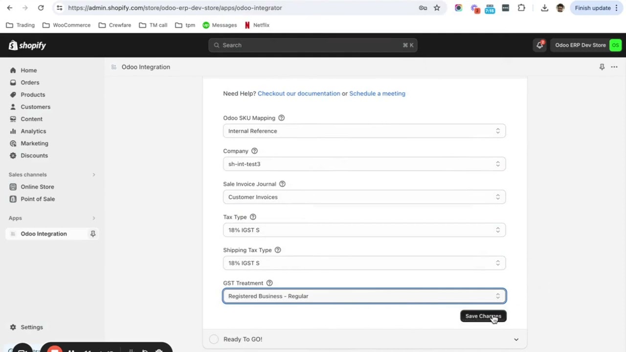 TechMarbles: Odoo Integration Demo