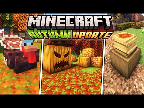 The Perfect Minecraft Autumn Update | Autumnity Full Showcase
