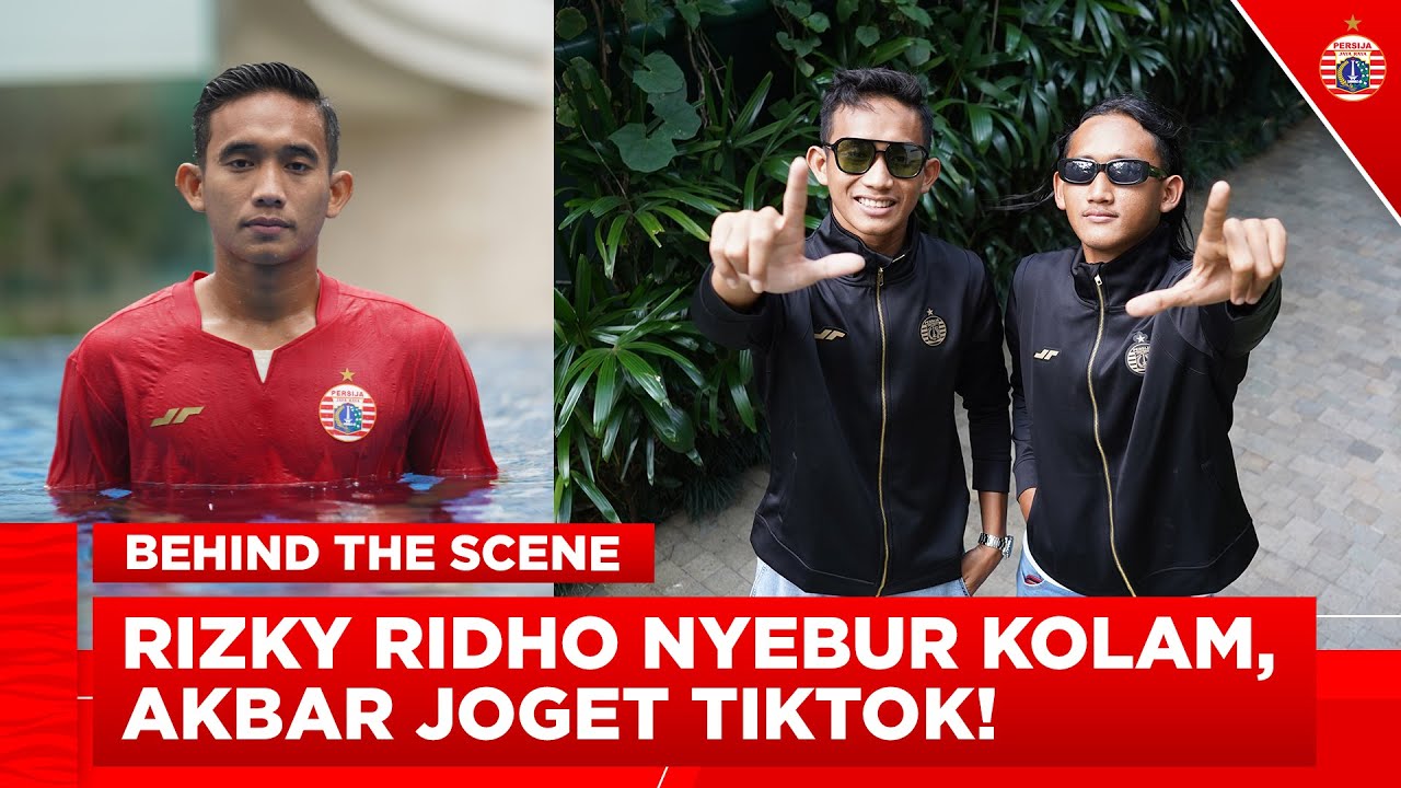 RIZKY RIDHO NYEBUR KOLAM | Behind The Scene Video Welcoming Rizky Ridho + Akbar Arjunsyah