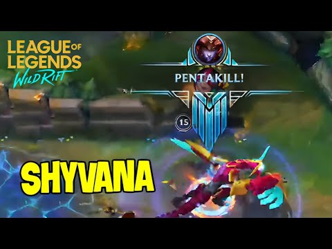 Wild Rift SHYVANA Montage - Best SHYVANA Plays | LoL Wild Rift Montage