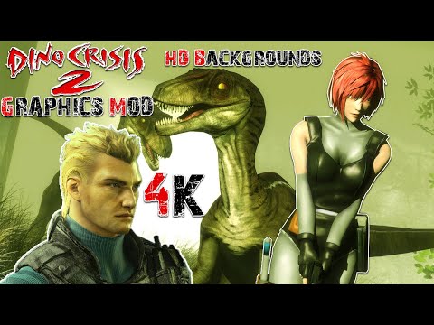 Dino Crisis 2 - Graphics Mod: HD Backgrounds [4K 60FPS] Full Game - No Commentary