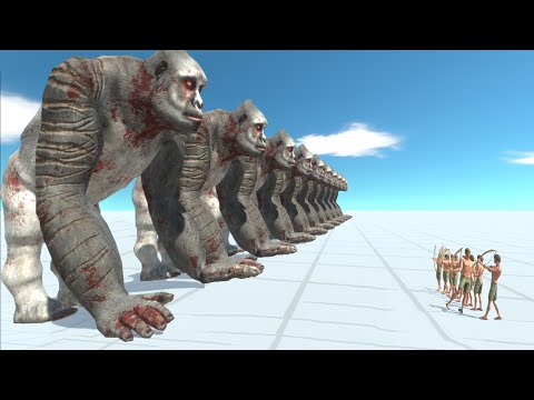 10x GORO THE GIANT vs 10x EVERY UNIT - Animal Revolt Battle Simulator