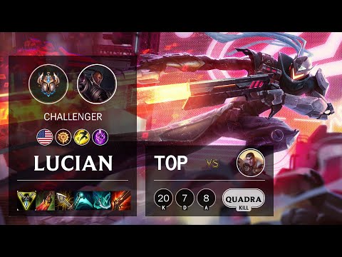 Lucian Top vs Jayce - NA Challenger Patch 10.16
