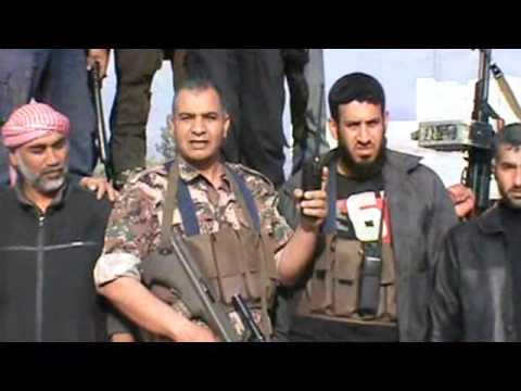 بيان إعلان السيطرة على حاجز أم المياذن من قبل لواء مغاوير حوران ولواء توحيد الجنوب ولواء شهداء الحرية وكتيبة الكرك للمهام الخاصة ضمن معركة الطريق إلى دمشق