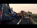  Dopravní nehoda dvou nákladních vozidel poblíž Nákla