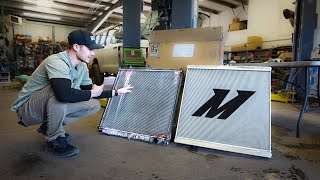 Upgraded My Busted Toyota Radiator on My Tundra