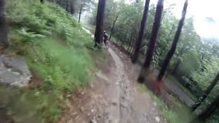 preview picture of video 'Cwmcarn - Downhill track'