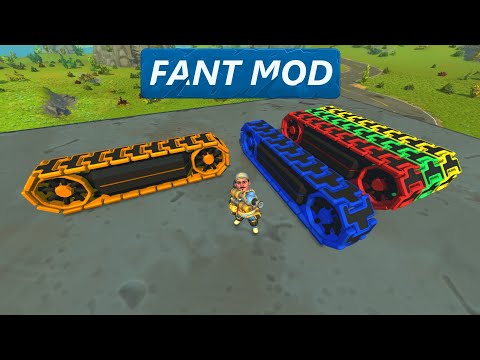 Scrap Mechanic Survival | Fant Mod 16.6 - NEW TANK TRACKS