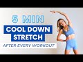 SIMPLE 5 MIN COOL DOWN | Do this after every workout!
