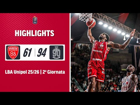 Varese - Olimpia Milano Extended Highlights
