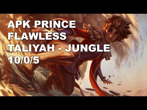 APK Prince Flawless Jungle Taliyah vs Graves - KR Challenger Rank Game