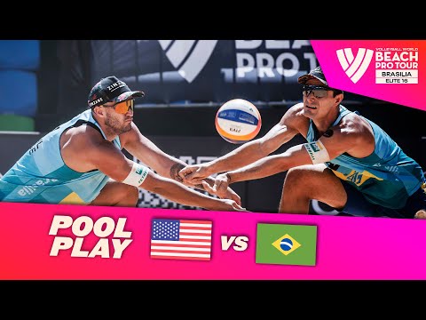 Miles Partain/Andy Benesh vs. George/André André-Pool Play Highlights | Brasilia 2024 #BeachProTour