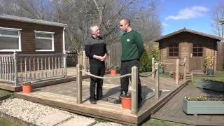 preview picture of video 'Fencing Off Timber Decking | Swansea | 01792 884828 | DG Heath'