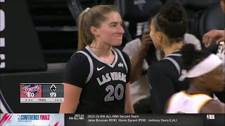 🔥 Kate Money Martin Highlights: 12pts/7reb Off BENCH In Las Vegas Aces Win vs Indiana Fever | WNBA