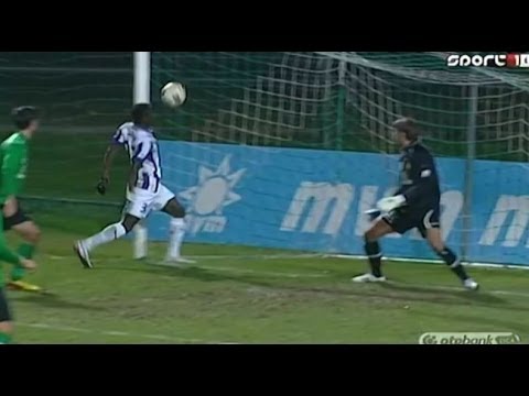 Bavon Tshibuabua gólja az MVM-Paks - Újpest FC mérkőzésen