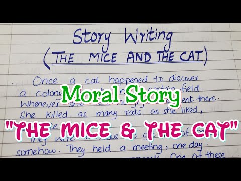 The Mice and The Cat Story | Moral Stories In English | Story Writing