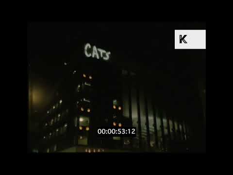 1980s London Theatres Night Miss Saigon, Cats, 35mm