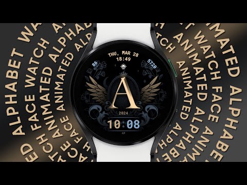 Dark Alphabet Watch Face 098