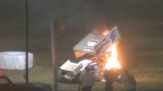 preview picture of video 'Cannonball Speedway (OH) All Star Sprints Highlights $5,000 6-24-2012'